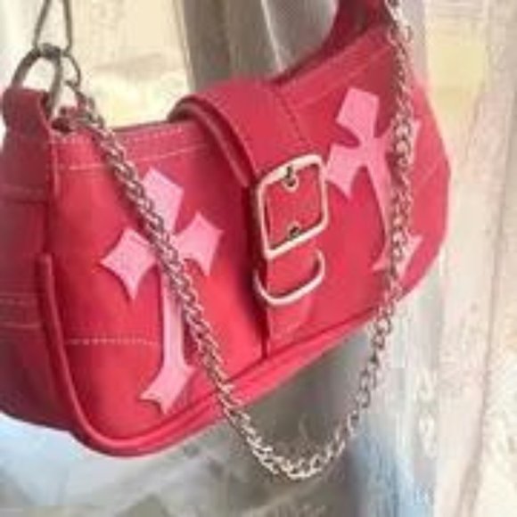 Pink Cross Handbag - Picture 2 of 3